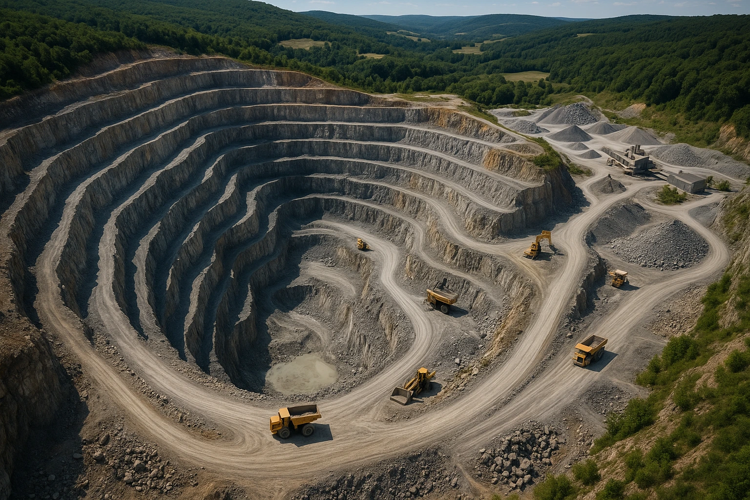 Niğde Maden Ocağı: Yüksek kaliteli pomza ve perlit üretimi yapılan maden sahası.