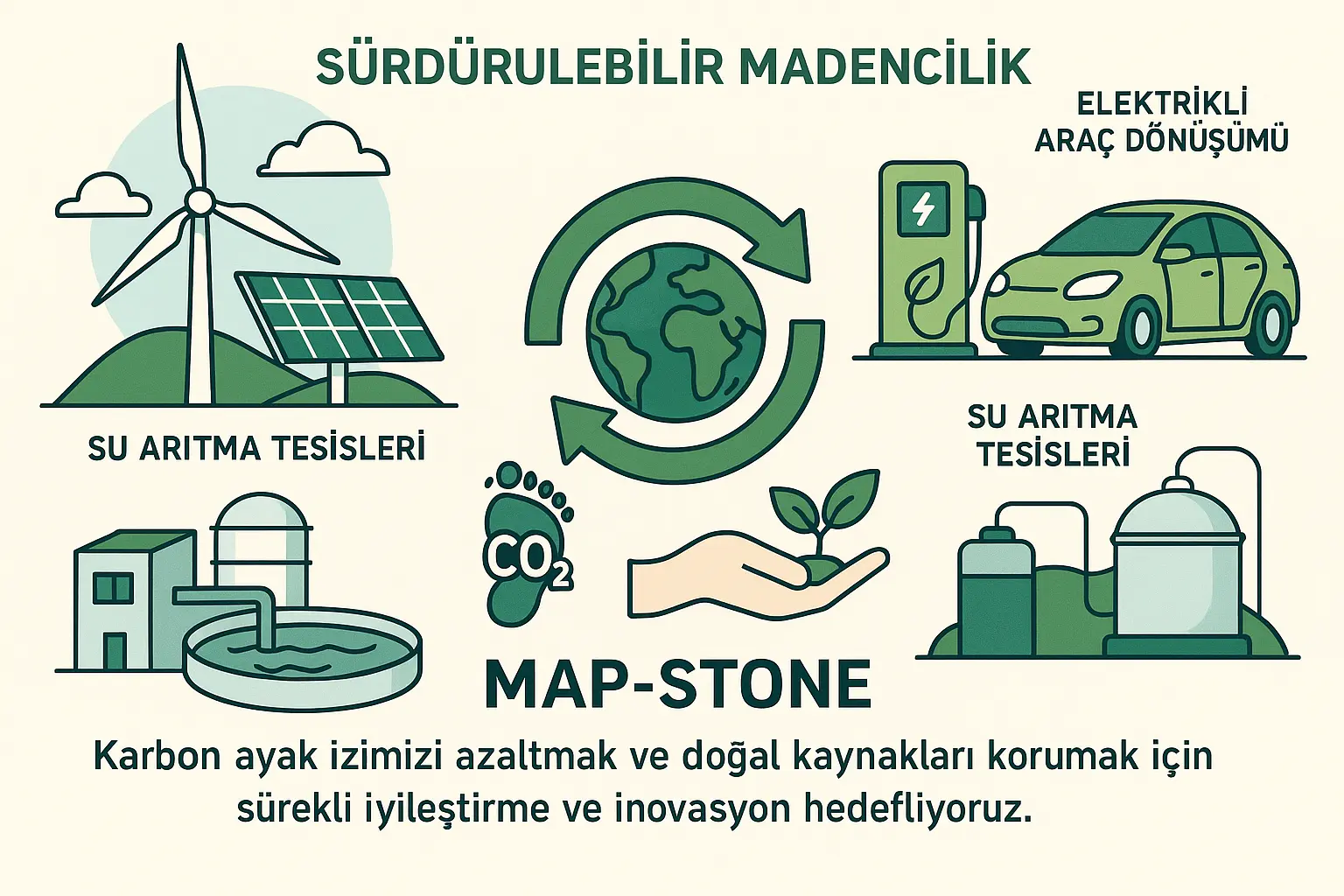 Sürdürülebilir Madencilik: Map-Stone'un çevreye duyarlı üretim vizyonu ve yenilenebilir enerji yatırımları