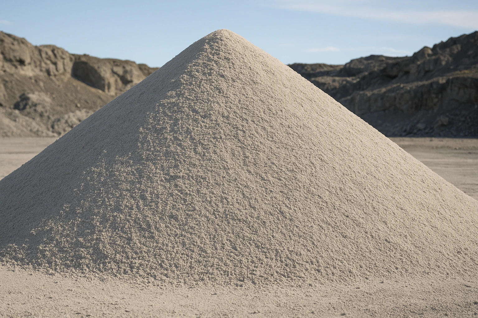 Doğal Pomza Kumu: ince taneli, filtrasyon ve tarımda kullanılan, Map-Stone Pomza-Perlit